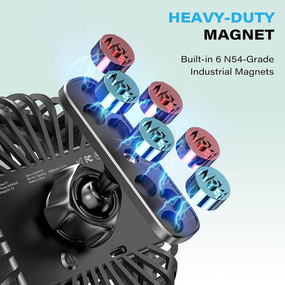 Relvia Magnetic Golf Cart Fan