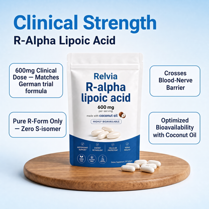 R-Alpha Lipoic Acid — 600mg Pure R-Form Softgels